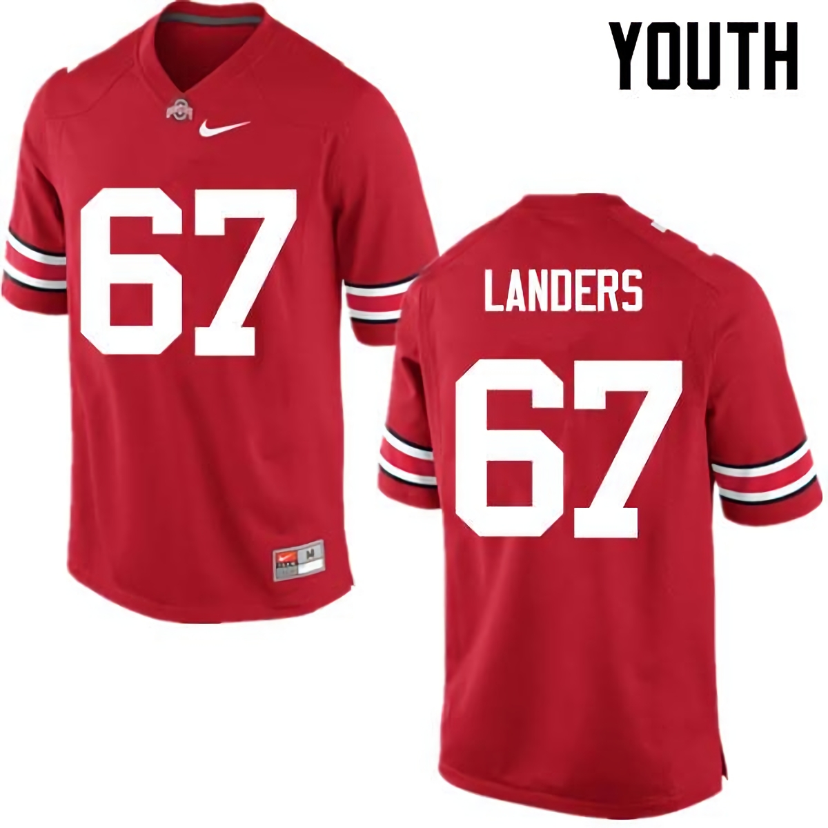Robert Landers Ohio State Buckeyes Youth NCAA #67 Nike Red College Stitched Football Jersey BGK3656UM